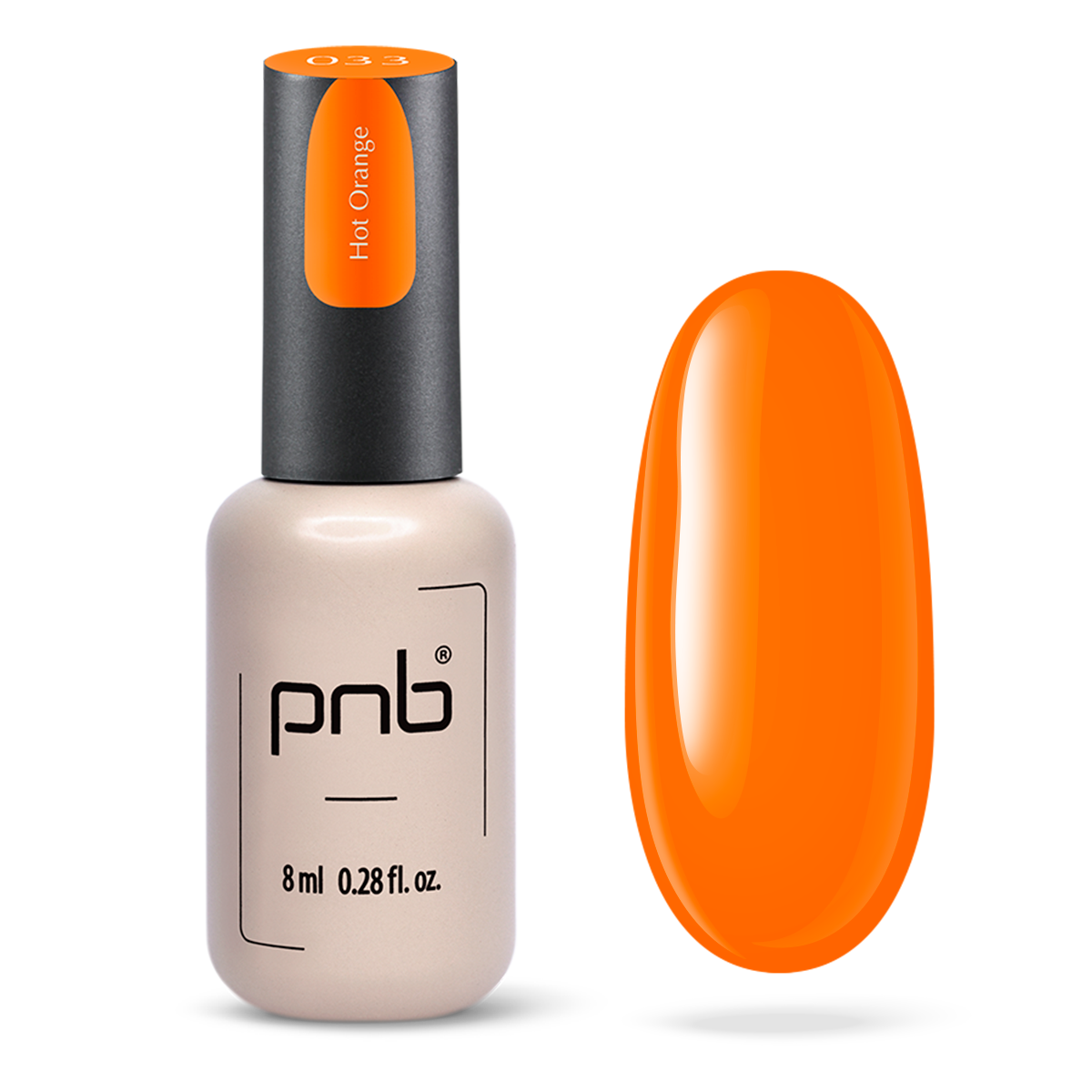 Lakier hybrydowy PNB 033, 8 ml