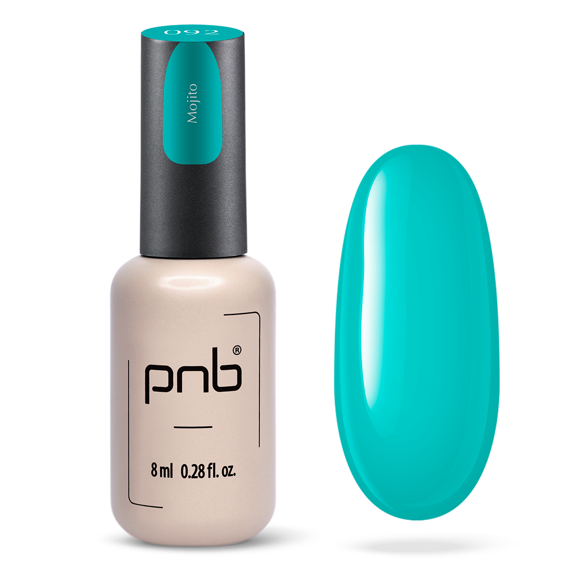 Lakier hybrydowy PNB 092, 8 ml