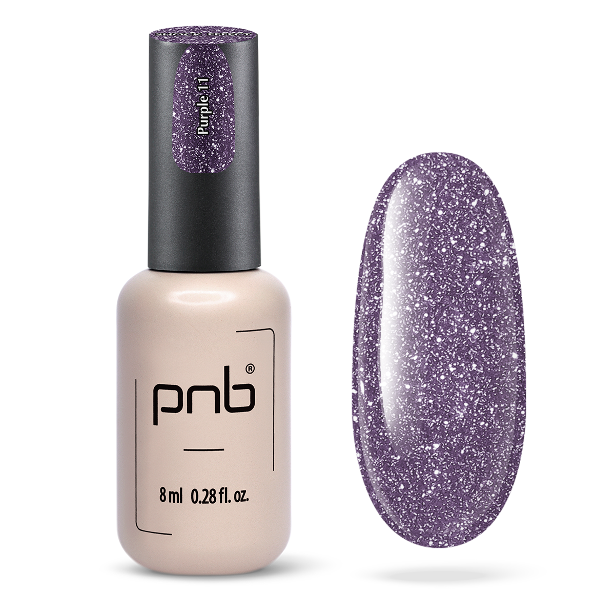 UV/LED Gel Polish SHOCK EFFECT 11 Purple PNB 8 ml