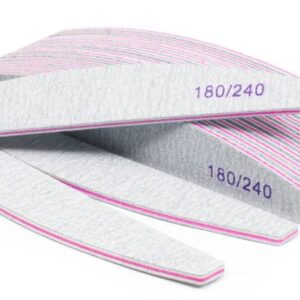 1 x Pilnik do Paznokci Łódka Zebra 180/240