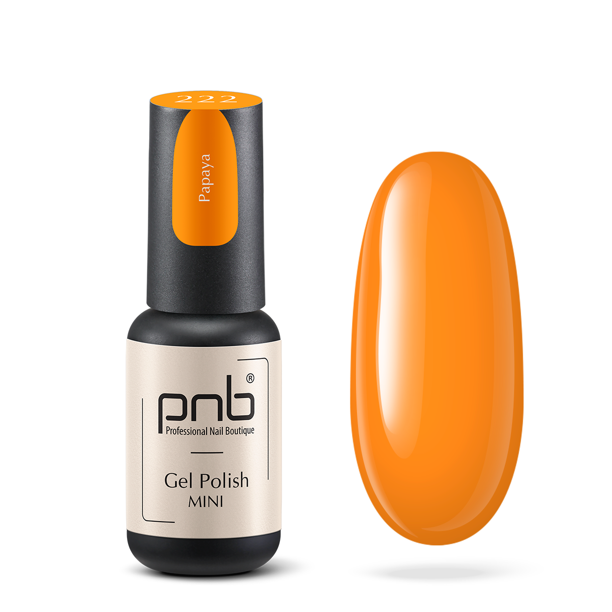 Gel Nail Polish PNB mini 222, 4 ml