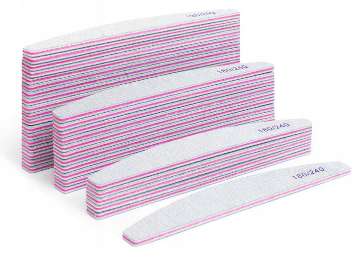 1 x Pilnik do Paznokci Łódka Zebra 180/240 - obrazek 4