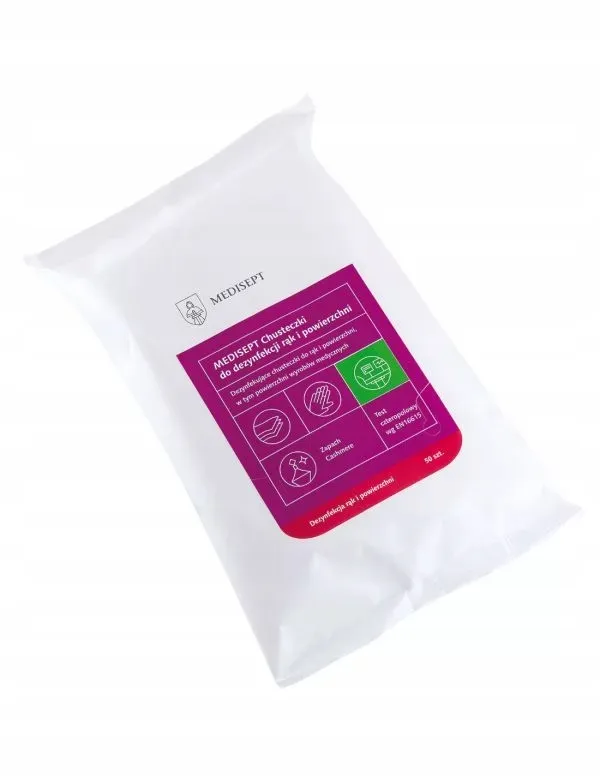 Chusteczki Do Rąk i Powierzchni Cashmere 50szt