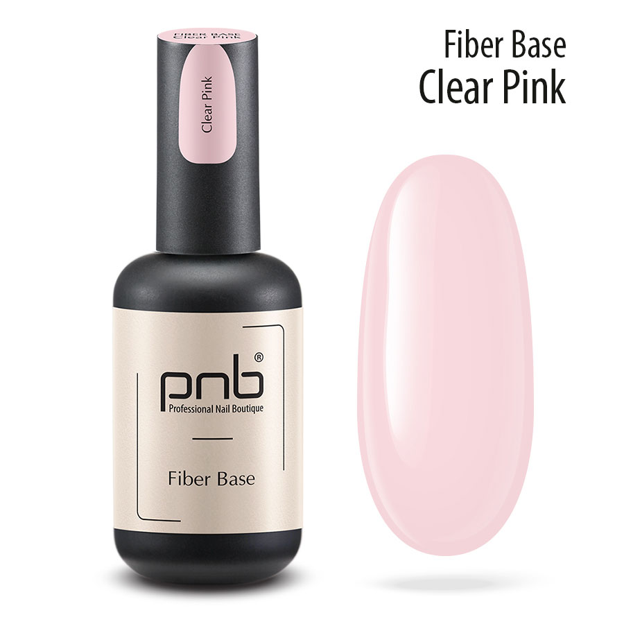 PNB UV/LED revital Fiber Base, Clear Pink, 17ml