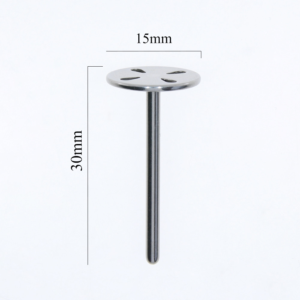 Dysk tarcza do pedicure Pododisk zestaw trzpień dysk + nakładki tarcze wymienne S 15 mm - obrazek 4