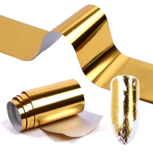 Folia transferowa stare złoto 80x4 cm