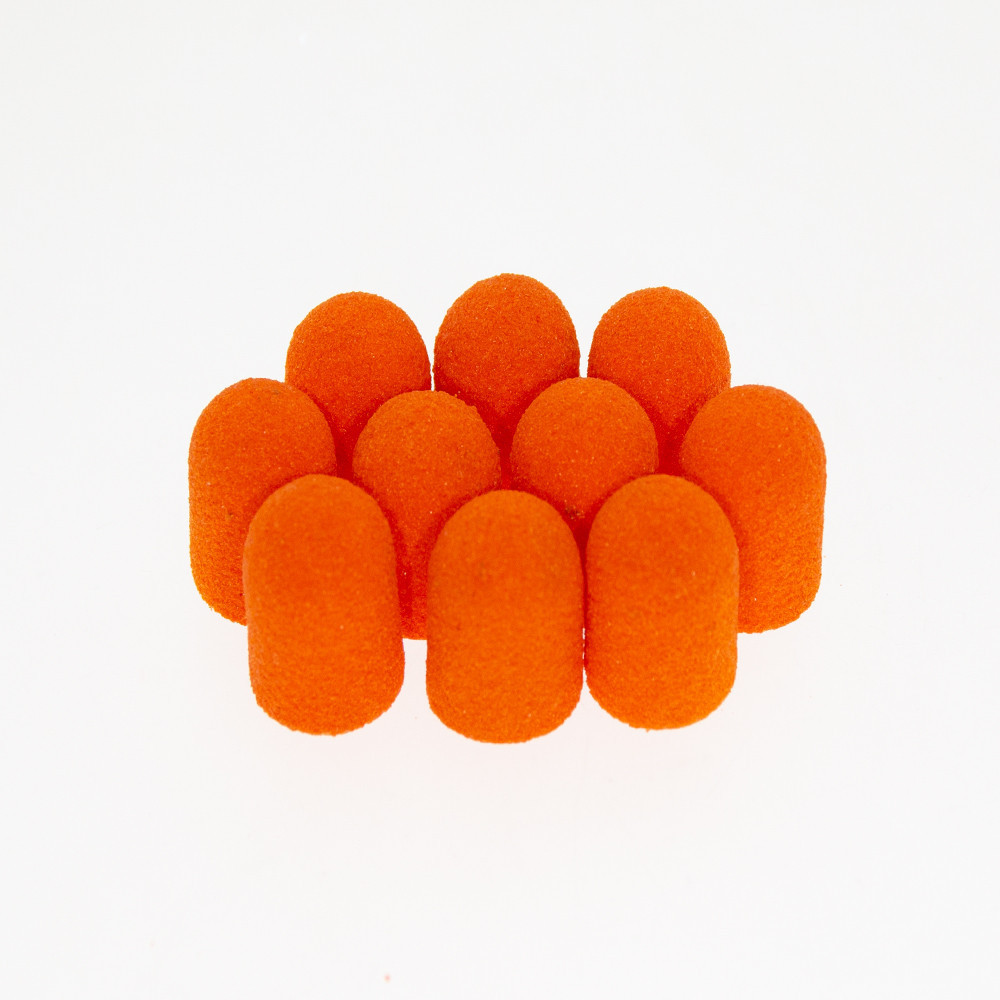 Kapturki do pedicure 7 mm gradacja 150 10 szt Fabric Podo AlleMed Pomarańczowy Orange - obrazek 2