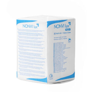 Kompresy włókninowe niejałowe gaziki tamponada podologiczna wrastające paznokcie 7,5x7,5 cm 100 szt