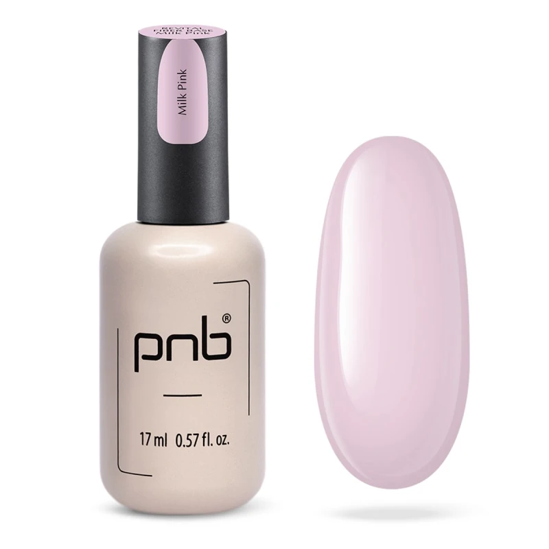 UV/LED Revital Fiber Base PNB, Milk Pink, HEMA FREE, 17 ml