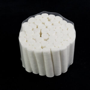 Separatory wałeczki bawełniane do pedicure MollyLac (dł. 38 mm śr. 8 mm) 50 szt