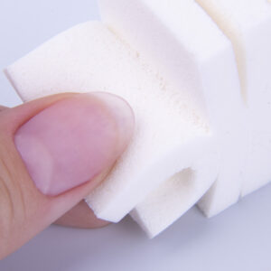 Gąbka gąbeczka do ombre i makijażu lateksowa biała 25szt