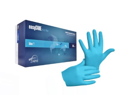 Rękawice easyCARE nitrylowe rozm. S 100 szt.
