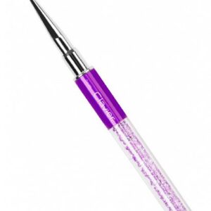 Pędzelek do zdobień paznokci fioletowy 7mm