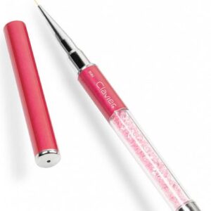 Pędzelek do zdobień paznokci różowy 9 mm