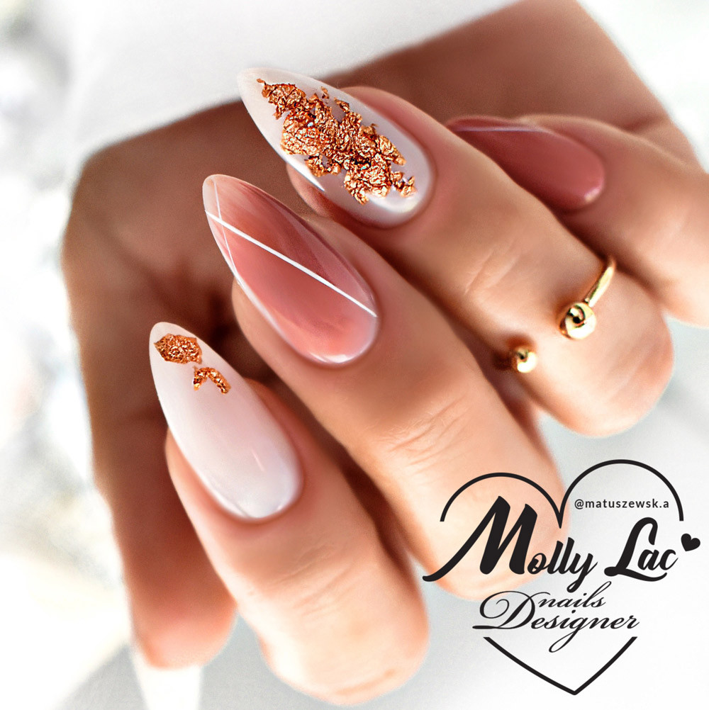 Pazłotko dwustronne Flame ultracienka folia do zdobień w płacie miedź 16x16 cm słoiczek 7 ml Nr 3 - obrazek 2