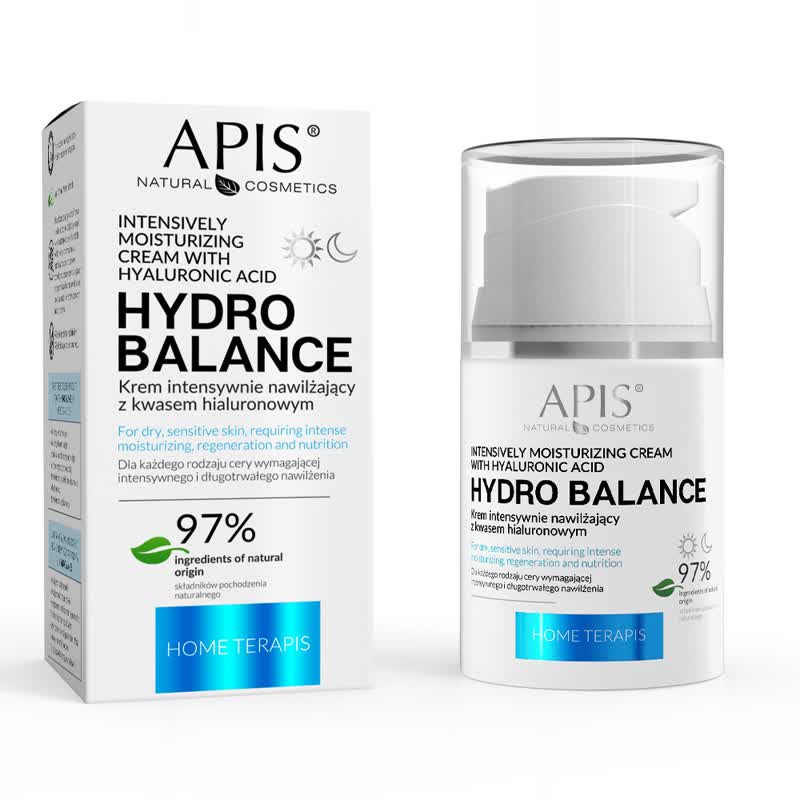 HYDRO BALANCE / Home terApis Krem intensywnie nawilżający z kwasem hialuronowym / 50 ml