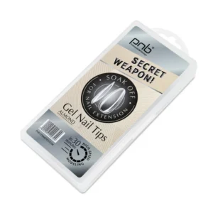 Tipsy żeloweGel nail tips PNB, Almond, soak off