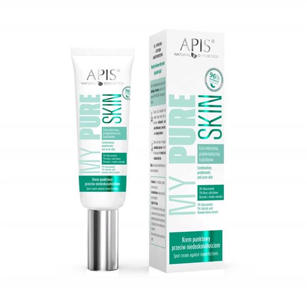 MY PURE SKIN Krem punktowy przeciw niedoskonałościom / 15 ml apis