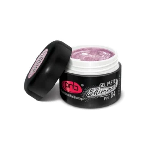 Żel do zdobień Shimmer PNB, 04, różowy , 5 ml