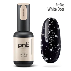 Top hybrydowy Art Top PNB, White Dots, No Wipe, 8 ml