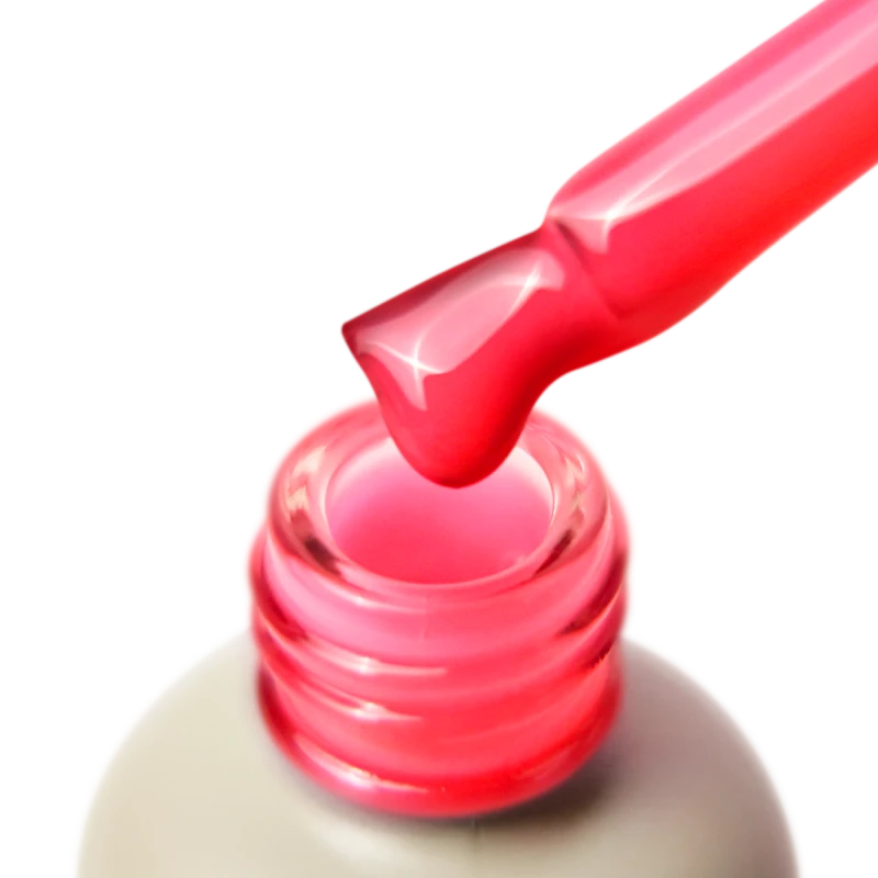 020.Żel do paznokci UV/LED Strong Iron Gel Neon Coral Pink PNB, 8 ml - obrazek 2