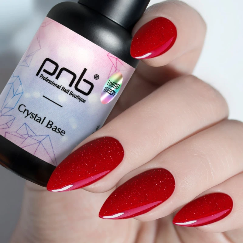 Baza hybrydowa UV/LED Crystal Base PNB, Saperavi, 8 ml - obrazek 2