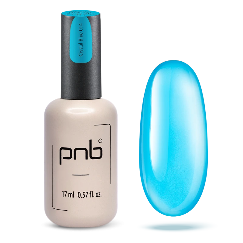 Żel do paznokci UV/LED Strong Iron Gel Сrystal Blue PNB 014, 17 ml