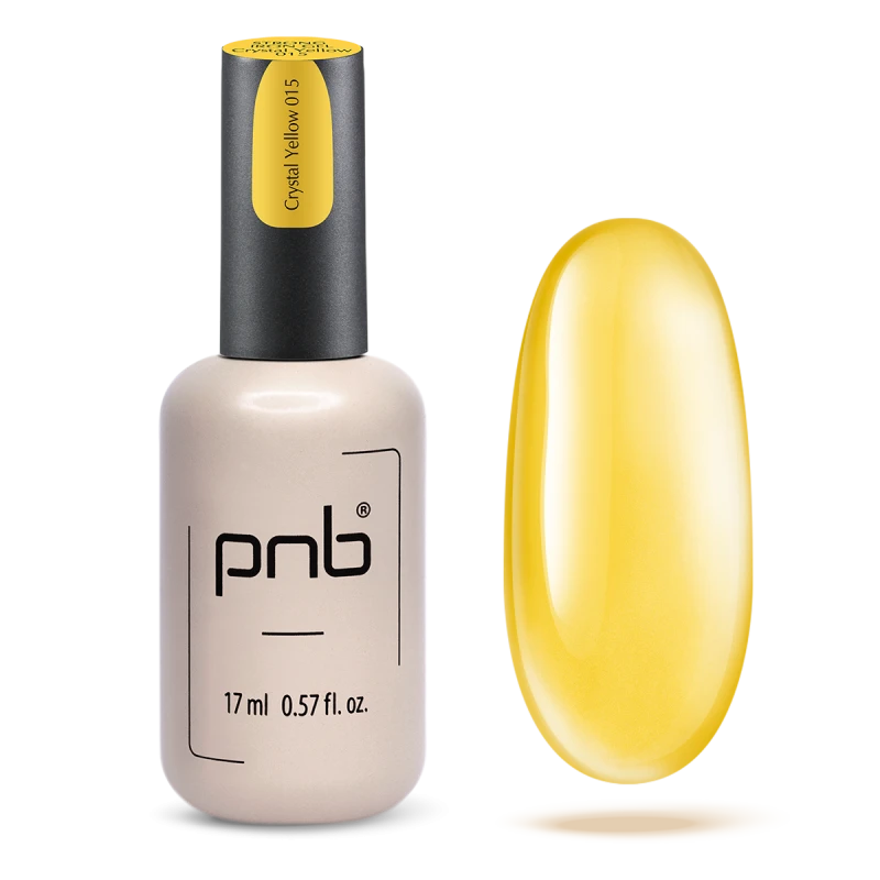 Żel do paznokci UV/LED Strong Iron Gel Сrystal Yellow PNB 015, 17 ml