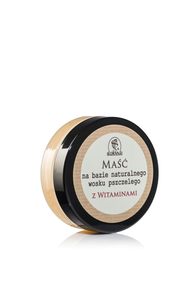 Maść na bazie naturalnego wosku pszczelego z witaminami Korana