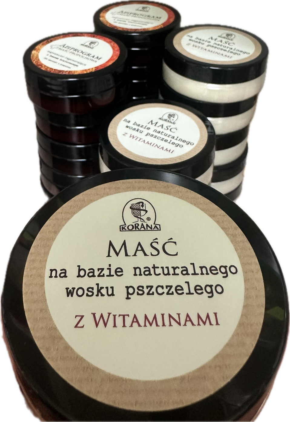 Maść na bazie naturalnego wosku pszczelego z witaminami Korana - obrazek 2
