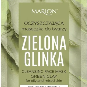 Marion Cleansing Face Mask Green Clay Oczyszczająca Maseczka ​​Z Zieloną Glinką 8 g