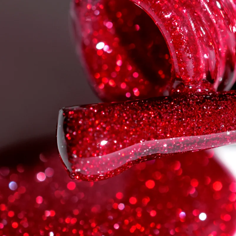 Lakier hybrydowy SHOCK EFFECT 07 Red PNB 8 ml - obrazek 3