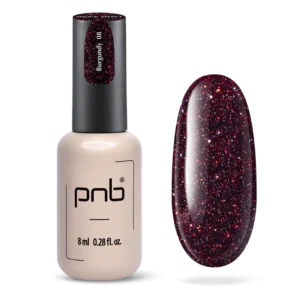 Lakier hybrydowy SHOCK EFFECT 08 Burgundy PNB 8 ml