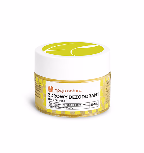 zdrowy dezodorant len & paczula Antybakteryjny na bazie sody